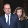 Francois Hollande et Valérie Trierweiler à Paris le 16 octobre 2013.