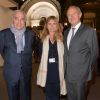 Jean-Pierre Meyer, Sophie Scheidecker et Jean-Paul Agon (PDG de L'Oréal) - Soirée de vernissage de la FIAC 2014 organisée par ORANGE au Grand Palais à Paris, le 22 octobre 2014.