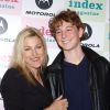 Tatum O'Neal et son fils Kevin McEnroe le 17 avril 2003 au Public Theater de New York