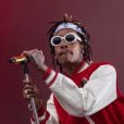  Wiz Khalifa lors du Wireless Festival &agrave; Birmingham. Le 4 juillet 2014. 