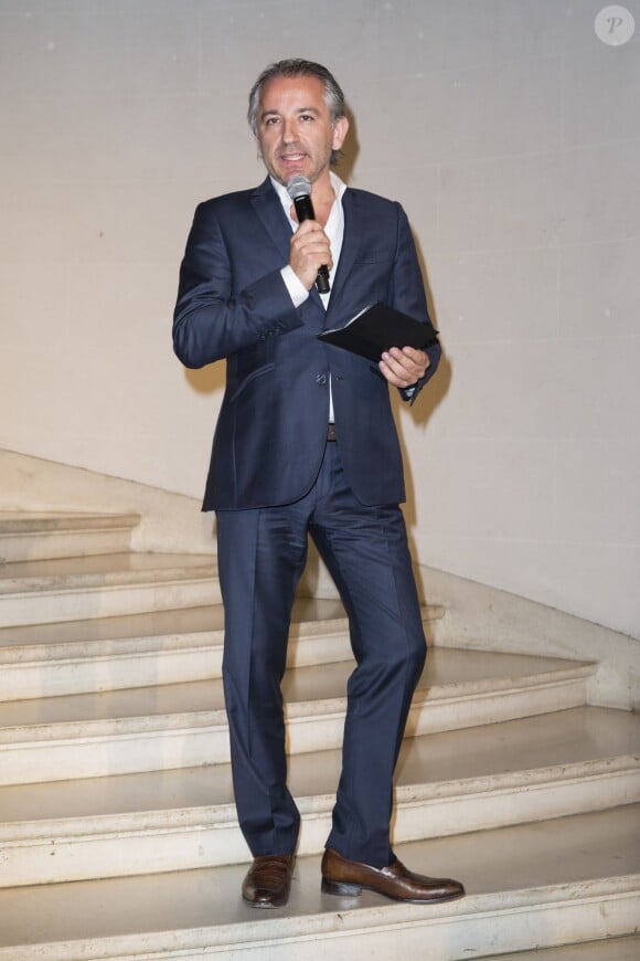 Exclusif - Cyril Chapuy, Président de L'Oréal Paris, fier de présenter à la presse la sublime Karlie Kloss, nouvelle égérie de la maison