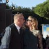Kevin Costner et sa fille Lily à la première de Black and White à Rome, le 24 octobre 2014.