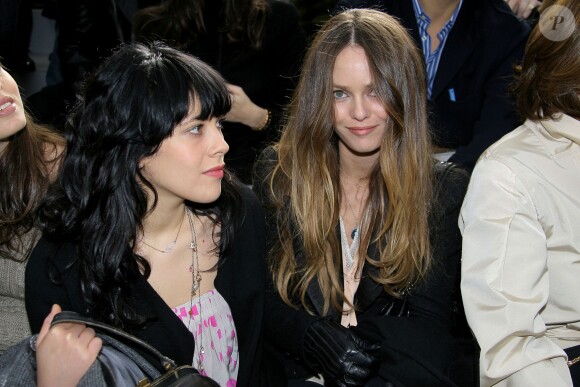 Alysson and Vanessa Paradis attend the Chanel's Haute Couture Spring-Summer 2007 collection presentation held at 'Le Grand Palais', in Paris, France, on January 23, 2007. Photo by Khayat-Nebinger-Orban-Taamallah/ABACAPRESS.COM23/01/2007 - Paris