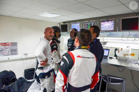 Exclusif -Fabien Barthez lors du championnat de France F4 GT Tour au circuit Paul-Ricard au Castellet le 25 octobre 2014