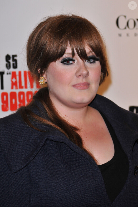 La chanteuse Adele à New York, le 13 novembre 2008.