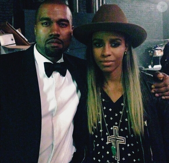 Kanye West et la rappeuse Angel Haze lors de la soirée "Keep A Child Alive Black Ball" organisée jeudi 30 octobre 2014 à New York.