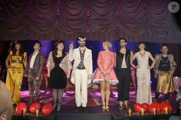 Générale de la comédie musicale "Love Circus" au théâtre des Folies Bergère à Paris, le 28 octobre 2014.