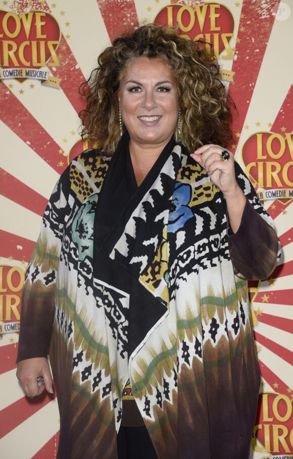 Marianne James - Générale de la comédie musicale "Love Circus" au théâtre des Folies Bergère à Paris, le 28 octobre 2014.