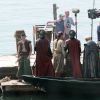 Sur le tournage de la saison 5 de "Game of Thrones" en Croatie, septembre 2014.