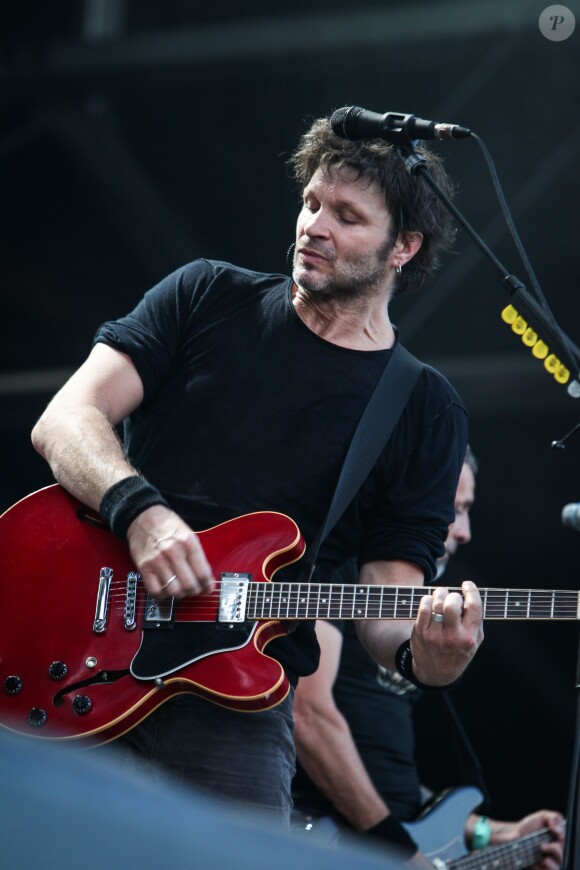Détroit (Bertrand Cantat & Pascal Bumbert) au Festival de Dour en Belgique, le 18 juillet 2014.