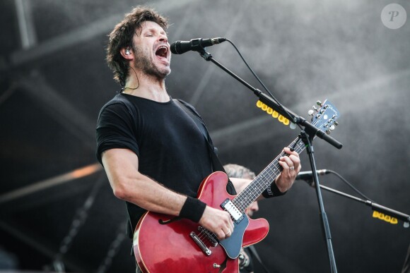 Détroit (Bertrand Cantat & Pascal Bumbert) au Festival de Dour en Belgique, le 18 juillet 2014.