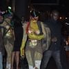 Rihanna célèbre Halloween déguisée en Tortue Ninja. New York, le 31 octobre 2014.