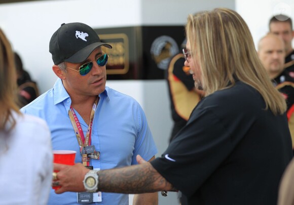 Matt LeBlanc dans le paddock du Grand Prix des Etats-Unis à Austin, le 2 novembre 2014