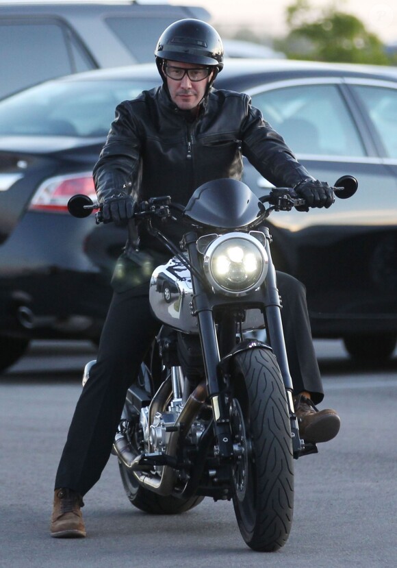 Keanu Reeves dans le paddock du Grand Prix des Etats-Unis à Austin, le 2 novembre 2014