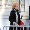 Barbara Walters aux funérailles du créateur Oscar de la Renta, le 3 novembre 2014 à New York.