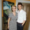 Scarlett Johansson, Eddie Redmayne lors d'une projection du film The Theory Of Everything à New York le 3 novembre 2014.
