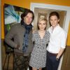 Rufus Wainwright, Scarlett Johansson, Eddie Redmayne lors d'une projection du film The Theory Of Everything à New York le 3 novembre 2014.