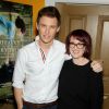 Eddie Redmayne, Megan Mullally lors d'une projection du film The Theory Of Everything à New York le 3 novembre 2014.