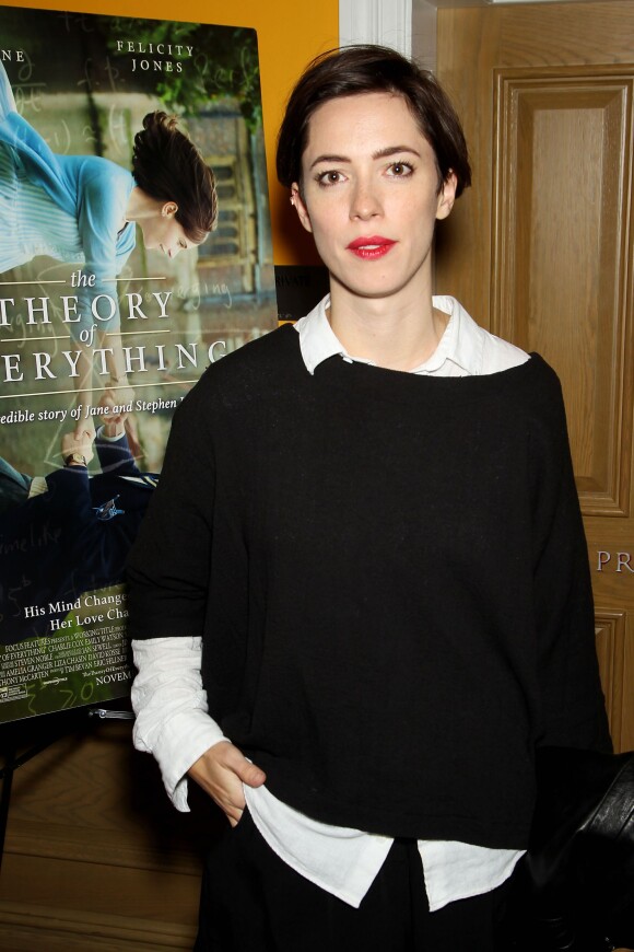 Rebecca Hall lors d'une projection du film The Theory Of Everything à New York le 3 novembre 2014.