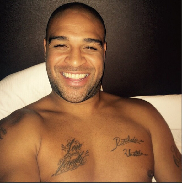 Adriano - photo publiée sur son compte Instagram le 4 novembre 2014