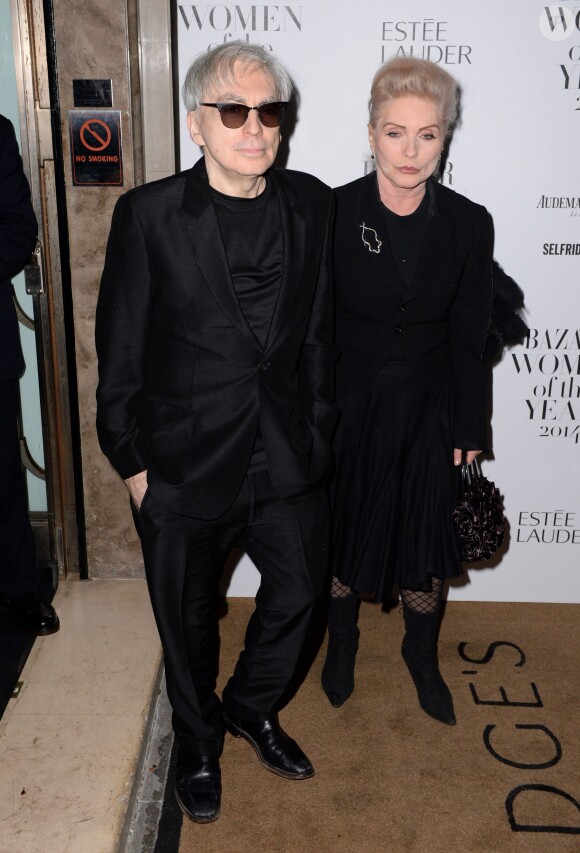 Debbie Harry et Chris Stein lors de la soirée "Harper's Bazaar Women Of The Year" à Londres, le 4 novembre 2014.