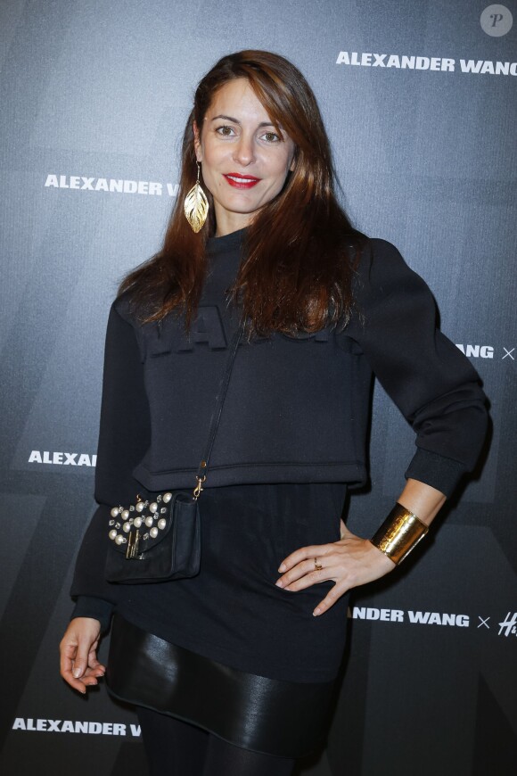Audrey Dana - Présentation de la collection Alexander Wang x H&M lors de la soirée d'inauguration du nouveau Flagship H&M St Germain à Paris le 4 novembre 2014.