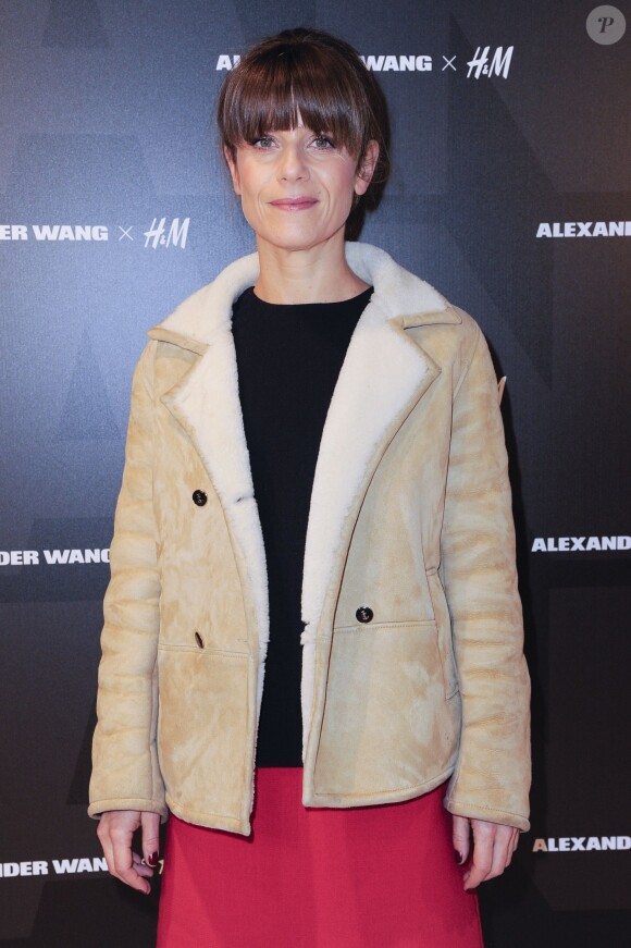 Marina Foïs - Présentation de la collection Alexander Wang x H&M lors de la soirée d'inauguration du nouveau Flagship H&M St Germain à Paris le 4 novembre 2014.