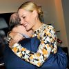 Salman Rushdie, Aimee Mullins au Lunchbox Fund's Fall Benefit Dinner à New York le 5 novembre 2014.