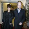 Lily Allen et son mari Sam Cooper à Paris, le 26 février 2013.