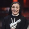 Finale de "The Voice" Italie, Soeur Cristina Scuccia remporte l'émission à Milan le 5 juin.