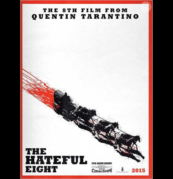Première affiche de The Hateful Eight.