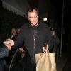 Quentin Tarantino rejoignait Michael Madsen, Kurt Russell, Demian Bichir (du casting de son film The Hateful Eight) chez Mr Chow à Beverly Hills le 4 novembre 2014.