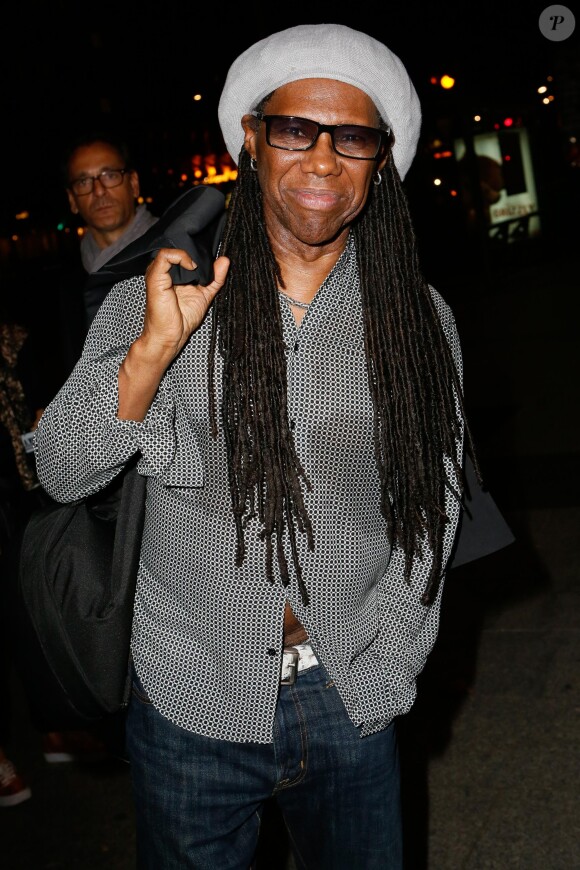Exclusif - Nile Rodgers à la soirée des 30 ans de Canal+ au Palais des Sports à Paris le 31 octobre 2014.