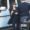 Kim Kardashian assiste à la baby shower de sa soeur Kourtney à l'hôtel Montage Beverly Hills. Beverly Hills, le 12 novembre 2014.