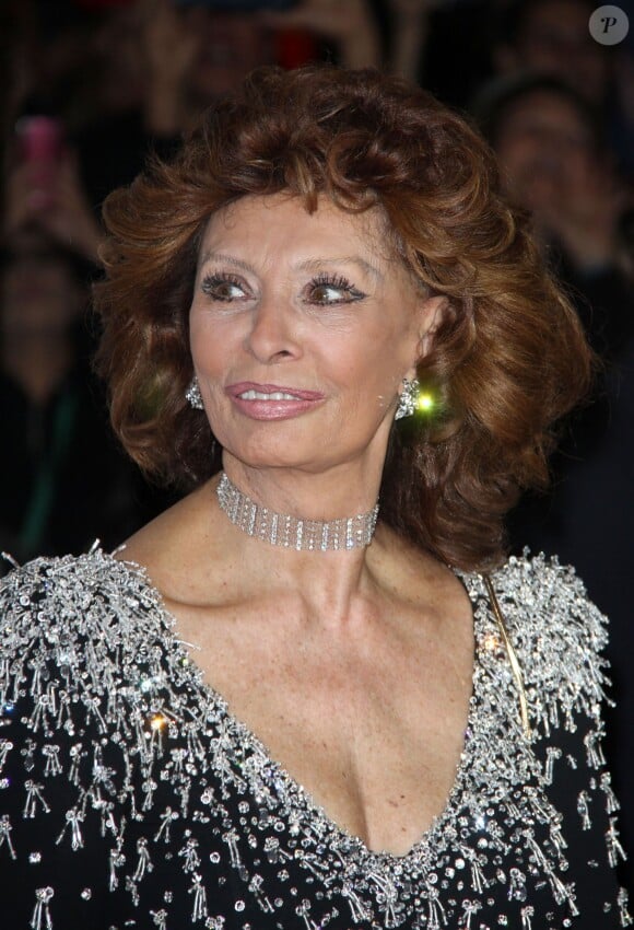 Sophia Loren rayonnante lors du AFI FEST à Hollywood, le 12 novembre 2014.