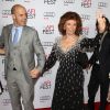 Sophia Loren et ses fils - Soirée hommage à Sophia Loren lors du AFI FEST à Hollywood, le 12 novembre 2014.