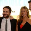 Charlie Day, Jennifer Aniston et Jason Sudeikis - Première du film "Horrible Bosses 2" à Londres, le 12 novembre 2014.