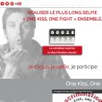  La campagne One kiss, one fight de Fight Aids Monaco a été lancée en novembre 2014 par la princesse Stéphanie, présidente de l'organisme et militante pour la dignité des personnes séropositives. 