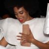 Fête du mariage de Solange Knowles et Alan Ferguson sur le thème de "Mardi Gras" avec famille et amis dans le quartier français de la Nouvelle-Orléans, le 16 novembre 2014. Solange avait un décolleté un peu trop généreux...