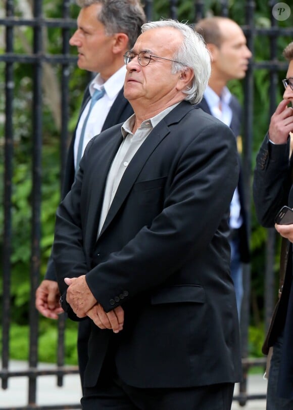 Jean-Claude Dassier aux obsèques de Thierry Roland à Paris le 21 juin 2012. 