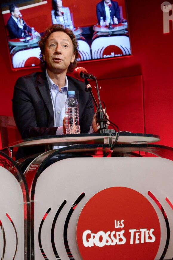 Stéphane Bern - Conférence de rentrée de RTL à Paris. Le 4 septembre 2014