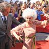 Cayetana Fitz-James Stuart, 18e duchesse d'Albe, lors de son mariage avec Alfonso Diez le 5 octobre 2011 au palais de las Dueñas, à Séville. La flamboyante aristocrate est morte le 20 novembre 2014 à l'âge de 88 ans.