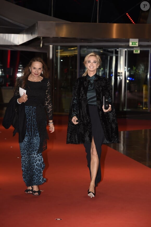 Corinna zu Sayn-Wittgenstein (R) arriving at the Monte-Carlo Opera for a gala representation as part of the 2014 National Day celebration, in Monaco on November 19, 2014. Photo Pool by Pascal Le Segretain/ABACAPRESS.COM20/11/2014 - Monaco