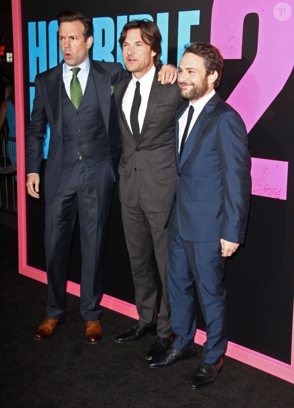 Jason Bateman, Jason Sudeikis, Charlie Day - Avant-première du film "Comment tuer son boss ? 2" à Hollywood le 20 novembre 2014.