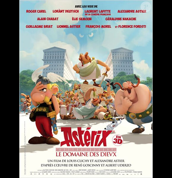 Affiche du film Astérix - Le Domaine des dieux, en salles le 26 novembre
