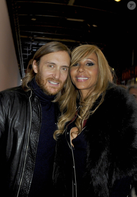 David et Cathy Guetta au Mondial de l'auto le 27 septembre 2012 à Paris
