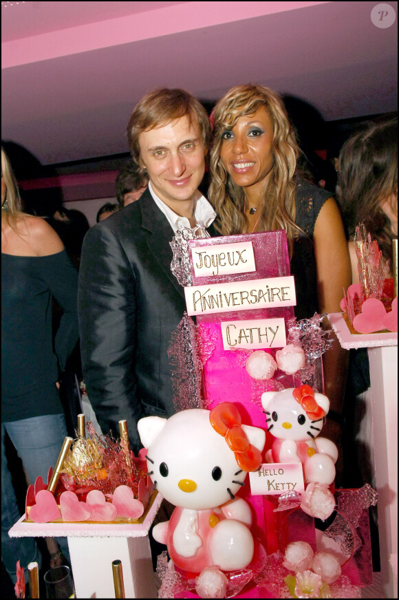 David Guetta et Cathy lors de l'anniversaire de celle-ci le 2 juin 2005 à Paris