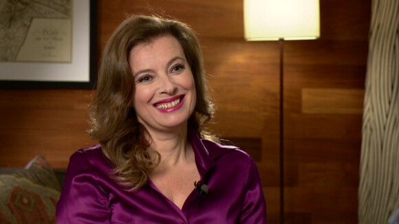 Valérie Trierweiler lors de son interview sur la BBC1 le 21 novembre 2014.