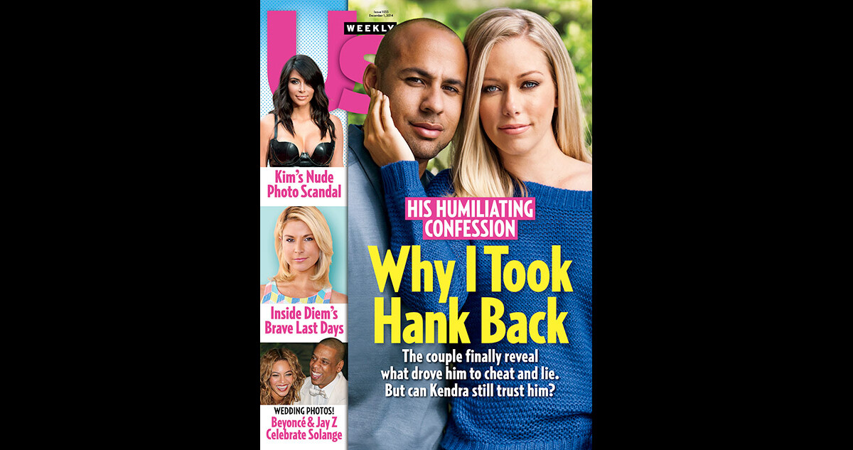 Photo Kendra Wilkinson Et Son Mari Hank Baskett En Couverture Du Magazine Us Weekly Daté Du