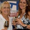 L'ex-championne Martina Navratilova a demandé sa compagne Julia Lemigova en mariage lors de l'US Open, le 6 septembre 2014.